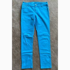INC Light Teal Skinny Jeans